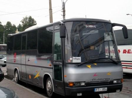 Bus rental in Eindhoven, Netherlands MAN 30 seats